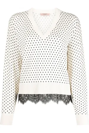 Twin-Set Dames, Truien, , Maat: L Viscose