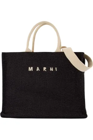 Marni Heren, Tassen, Zwart, Maat: ONE Size Katoen