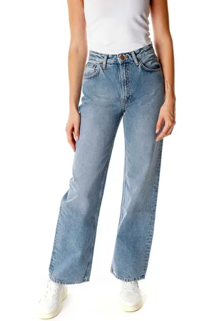 Nudie Jeans Dames, Jeans, Blauw, Maat: 3XS L32 Denim