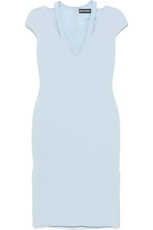 DAVID KOMA Dames, Jurken, Blauw, Maat: S