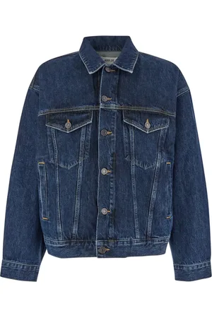 AGOLDE Heren, Jassen, Blauw, Maat: S Katoen