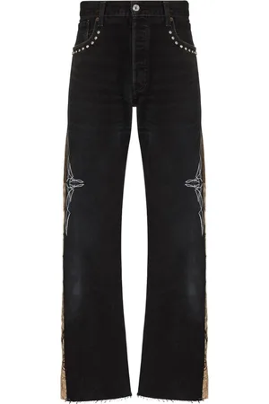 Children Of The Discordance Heren, Jeans, Zwart, Maat: M Katoen