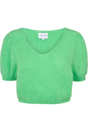 American Dreams Dames, Truien, Groen, Maat: M Wol
