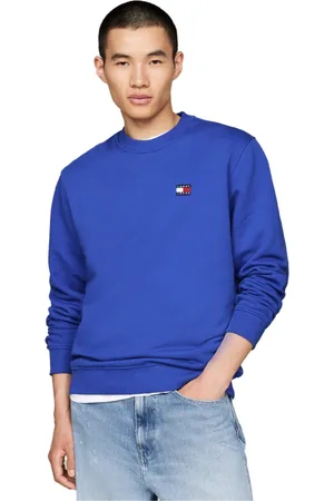 Tommy Hilfiger Heren, Sweatshirts & Hoodies, Blauw, Maat: S Katoen