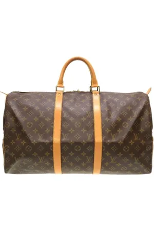 LOUIS VUITTON Unisex, Pre-owned, Bruin, Maat: ONE Size Tweed