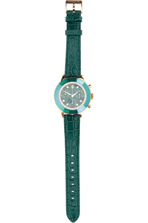 Swarovski Dames, Accessoires, Groen, Maat: ONE Size Leer