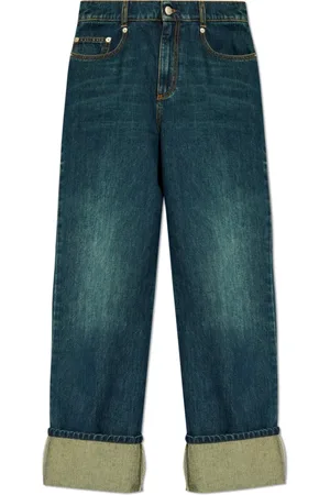 Alexander McQueen Dames, Jeans, Blauw, Maat: W26 Katoen