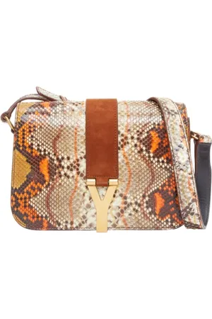 Saint Laurent Dames, Pre-owned, Bruin, Maat: ONE Size Leer