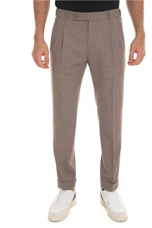 Berwich Heren, Broeken, Bruin, Maat: 3XL Wol