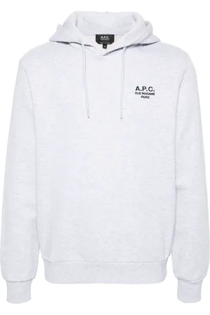 A.P.C. Heren, Sweatshirts & Hoodies, Grijs, Maat: M Katoen