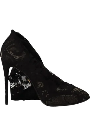 Dolce & Gabbana Dames, Schoenen, Zwart, Maat: 38 1/2 EU