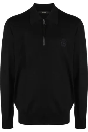 BILLIONAIRE Heren, Tops, Zwart, Maat: S Wol