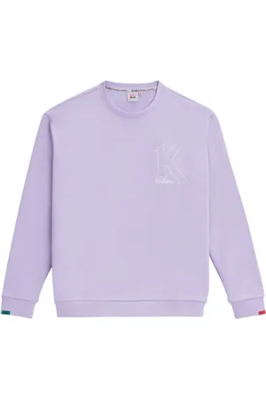Kickers Heren, Sweatshirts & Hoodies, Paars, Maat: S Katoen