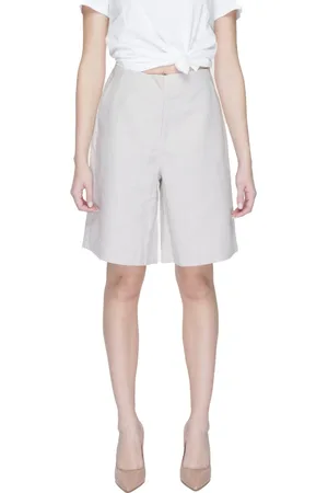 VERO MODA Dames, Korte broeken, Grijs, Maat: M