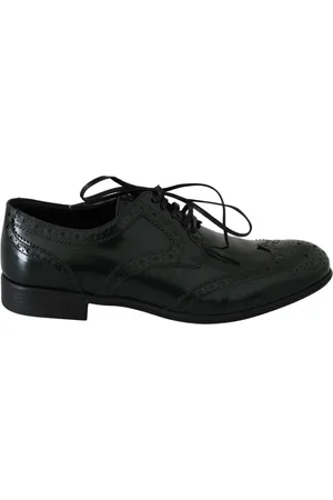 Dolce & Gabbana Dames, Schoenen, Groen, Maat: 35 EU Leer