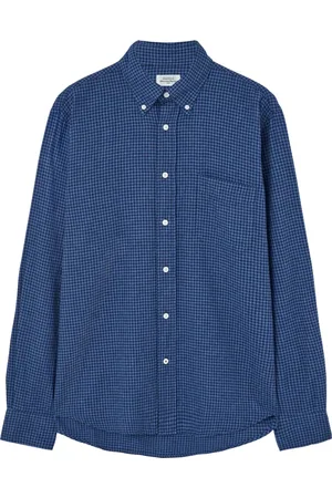 HARTFORD Heren, Overhemden, Blauw, Maat: XL