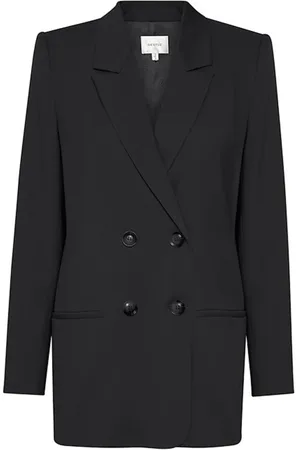 Gestuz Dames, Jassen, Zwart, Maat: M Viscose