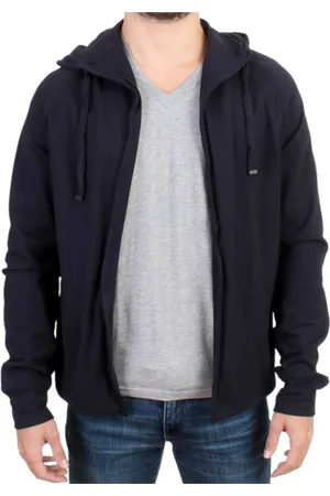 Costume National Heren, Sweatshirts & Hoodies, Blauw, Maat: M Katoen