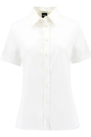 Aspesi Dames, Blouses & Shirts, Wit, Maat: L Katoen
