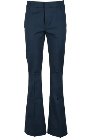 Dondup Dames, Broeken, Blauw, Maat: W25 Katoen