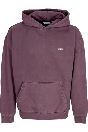 Obey Heren, Sweatshirts & Hoodies, Paars, Maat: L Fleece