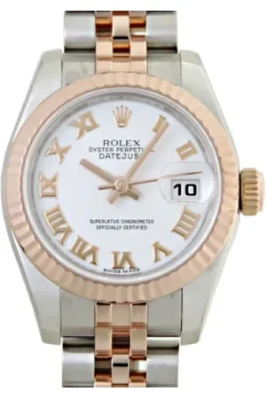 Rolex Dames, Pre-owned, Wit, Maat: ONE Size