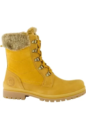 Panama Jack Dames, Schoenen, Geel, Maat: 38 EU Leer