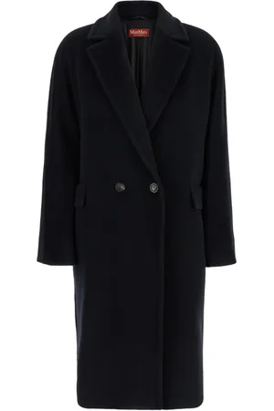 Max Mara Dames, Mantels, Zwart, Maat: S