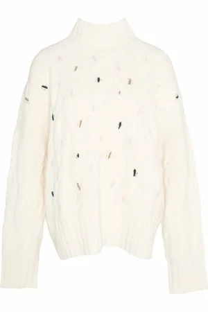 Barbour Dames, Truien, Wit, Maat: S Wol