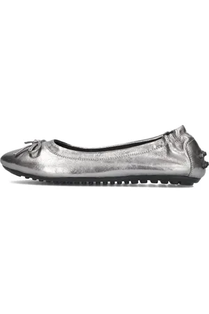 NOTRE-V Dames, Schoenen, Grijs, Maat: 36 EU Leer