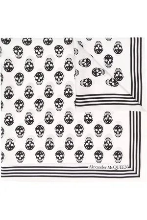 Alexander McQueen Heren, Accessoires, Wit, Maat: ONE Size Zijde