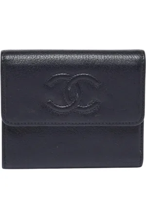 CHANEL Dames, Pre-owned, Zwart, Maat: ONE Size Leer