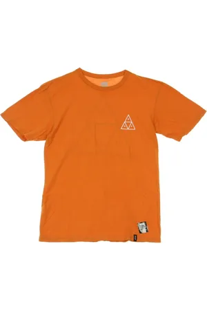 Huf Heren, Tops, Oranje, Maat: S Katoen