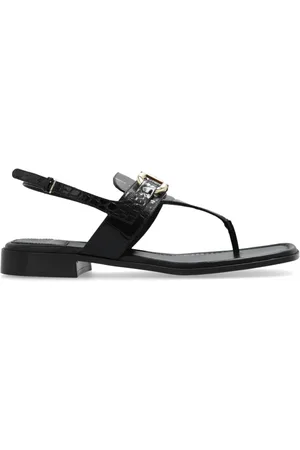 Salvatore Ferragamo Dames, Schoenen, Zwart, Maat: 37 EU Leer