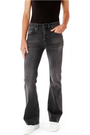 Drykorn Dames, Jeans, Grijs, Maat: W26 L34 Katoen
