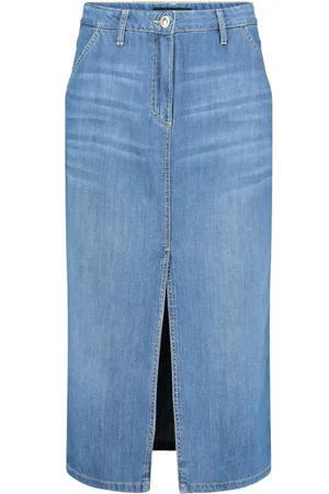 Betty Barclay Dames, Rokken, Blauw, Maat: L Katoen