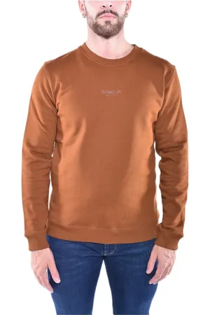 Dondup Heren, Sweatshirts & Hoodies, Bruin, Maat: L Katoen