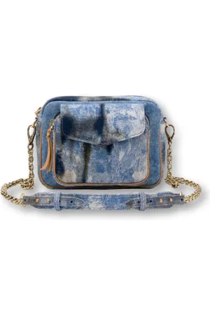 CLARIS VIROT Dames, Tassen, Blauw, Maat: ONE Size Leer