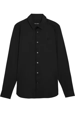 Lyle & Scott Heren, Overhemden, Zwart, Maat: M Katoen
