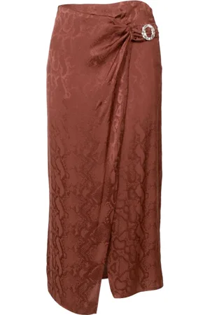 SIMONA CORSELLINI Dames, Rokken, Bruin, Maat: M