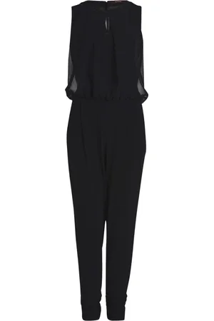 Vera Mont Dames, Jumpsuits & Playsuits, Zwart, Maat: 3XL Chiffon