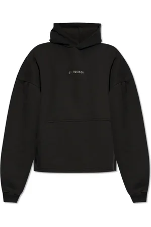 Balenciaga Dames, Sweatshirts & Hoodies, Zwart, Maat: S Katoen