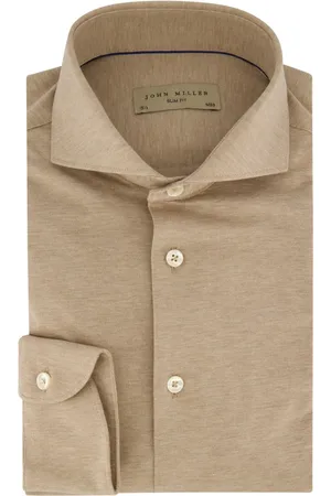 john miller Heren, Overhemden, , Maat: 5XL Katoen