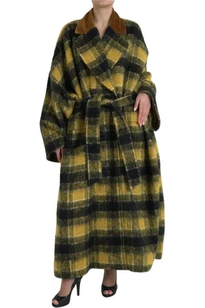 Dolce & Gabbana Dames, Mantels, Veelkleurig, Maat: XS Wol