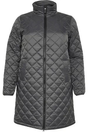 Kaffe Dames, Mantels, Zwart, Maat: 3XL