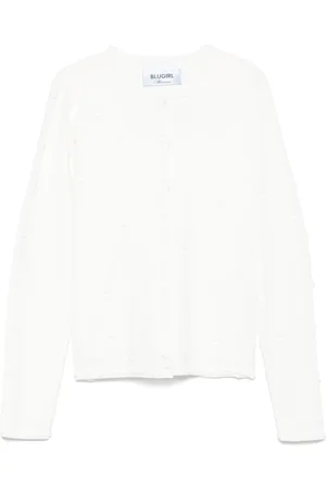 Blugirl Dames, Truien, Wit, Maat: L Viscose