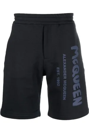 Alexander McQueen Heren, Korte broeken, Blauw, Maat: L Katoen