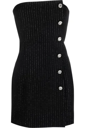 Alessandra Rich Dames, Jurken, Zwart, Maat: 2XS Wol