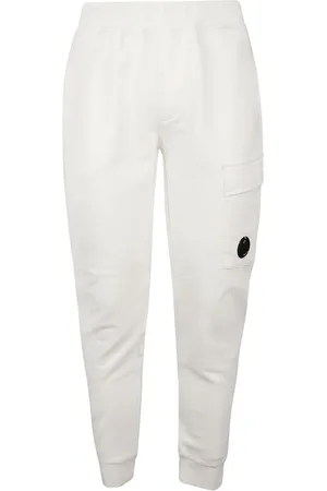 C.P. Company Heren, Broeken, Wit, Maat: XS Fleece