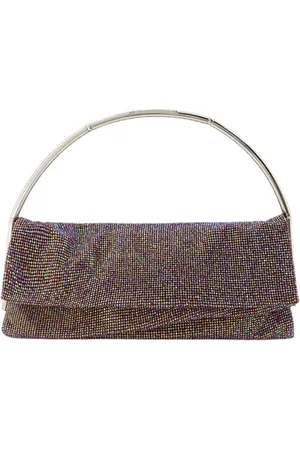 BENEDETTA BRUZZICHES Dames, Tassen, Paars, Maat: ONE Size Satijn